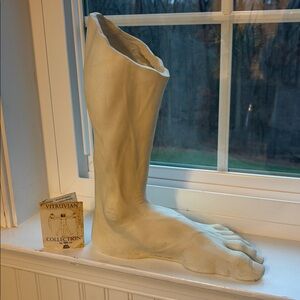 Cream Foot Sculpture